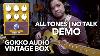Gokko Audio Vintage Box Pedal Demo All Tones No Talk