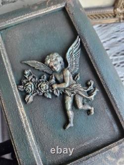 Gorgeous! Refinished Vintage Jewelry Box With Cherubs
