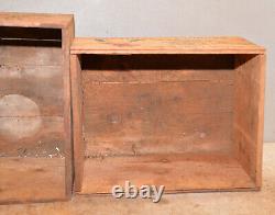 Harvey's & Johnnie Walker Black scotch whiskey vintage wood wooden box lot