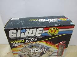 Hasbro Vintage 1987 G. I Joe Cobra Wolf 100% Complete Original Sealed Box Misb