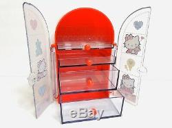 Hello Kitty Sanrio Red Vintage 1994 Storage Case Trinket Box Mini Drawer Rare