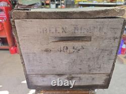 Highly Collectible Antique Vintage Wooden Red Rose Tea Crate Box