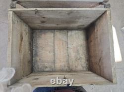 Highly Collectible Antique Vintage Wooden Red Rose Tea Crate Box