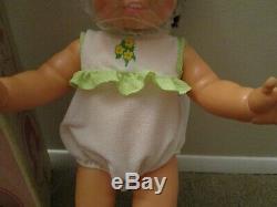 IDEAL Baby Crissy Doll 24 In Original Box Hair Still Wrapped in Plastic 1973