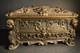 Italian Mid-century Mod. Dep. Ornate Jewelry Box With Cherubs Brass