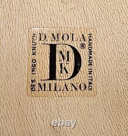 Ingo Knuth, DMK Daniela Mola, Italian Handmade Wooden Storage Bx Milan 1980s VTG