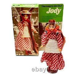 Irwin Jody Doll Vintage Box Unused New Plastic Wrap on Head Boxed