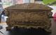 Italian Mid-century Mod. Dep. Ornate Brass Jewelry Box W. Cherubs. Ec