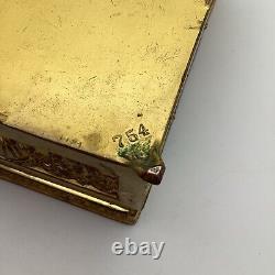 JB (Jennings Brothers) brass trinket box #754 Antique Vintage