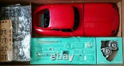 Jaguar XK-E 18 Plastic Model Bandai Red Original Box 1970s Vintage Rare