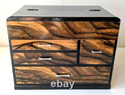 Japanese Vintage Wooden Chest Drawers Sewing Box KOHIKIDASHI