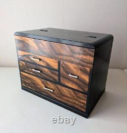 Japanese Vintage Wooden Chest Drawers Sewing Box KOHIKIDASHI