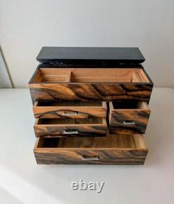 Japanese Vintage Wooden Chest Drawers Sewing Box KOHIKIDASHI