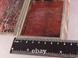 Jasper Stone Box. Vintage Very Rare Box USSR Casket/ Stone Box/trinket box (? 005)