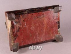 Jasper Stone Box. Vintage Very Rare Box USSR Casket/ Stone Box/trinket box (? 005)