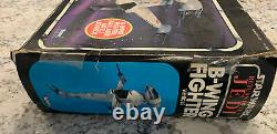 Kenner Star Wars Vintage ROTJ B-Wing Fighter Withbox And Instructions