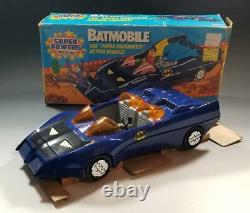 Kenner Vintage Near Mint BATMOBILE IN O. B. SPRING ACTIONSSuper Powers Collection