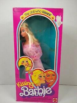 Kissing Barbie 1978 Mattel No. 2597 Doll, Shoes, Dress & Box ONLY Vintage