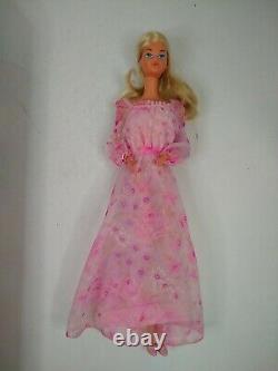 Kissing Barbie 1978 Mattel No. 2597 Doll, Shoes, Dress & Box ONLY Vintage