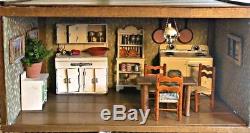 Kitchen Room Box Diorama All Wood Metal No plastic Vintage Linemar 112 Scale