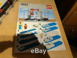 LEGO 12V 7823 Container Crane Depot 12 Volt Train Railway Track Eisenbahn