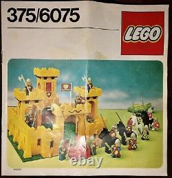 LEGO 375/6075 Yellow Castle 100% Complete 375 BOX Legoland Vintage 1978
