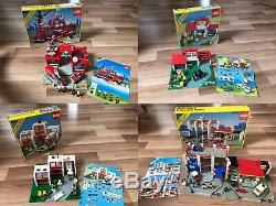 LEGO LEGOLAND Town COLLECTION of 36 BOXED SETS vintage RARE system 1985 1996