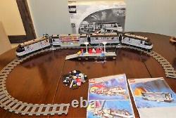 LEGO Metroliner Trains 9V 10001 & 10002 w Box, Instructions-Mostly Complete