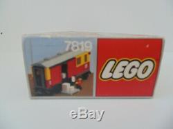 LEGO Postal Container Wagon Mail Van 7819 Complete FREE UK Delivery RARE 1983