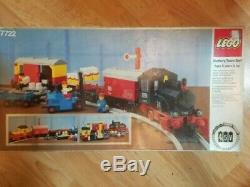 LEGO Set 7722 Steam Cargo Train 4.5V w Tracks Box and Stickers