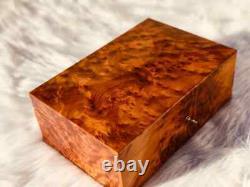 Large Thuya Wood Burl Memory Keepsake Lockable Handmade Luxury Vintage box gift