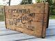 Large Vintage Wood Box Catawba Candy Co. Italian Cream Sandusky Ohio Crate