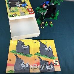 Lego 6054 Castle Forestmen Hideout Complete Set instructions Vintage Box 1988