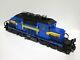 Lego Custom Blue Locomotive With Power Function 60052 10219 7939 3677 10194