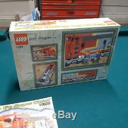 Lego Santa Fe 301 Super Chief Locomotive 10020 box manual motor 5300 complete A+