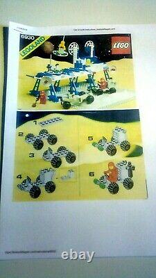 Lego Space Supply Station 6930,100% complete, Instructions, No Box, Extra Figures