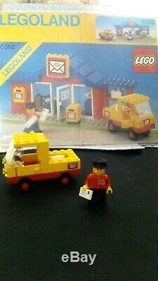 Lego Town, 6362, Post Office, Original Instructions, Box Sleeve, Vintage 1982 Set