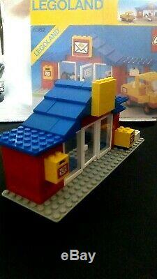 Lego Town, 6362, Post Office, Original Instructions, Box Sleeve, Vintage 1982 Set