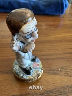 Limoges Doctor Trinket Box Sinclair 3/500 Vintage, Super Rare Character