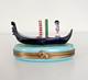 Limoges Trinket Box Venice Italy Venetian Gondola & Mask Gondolier Limited Vtg