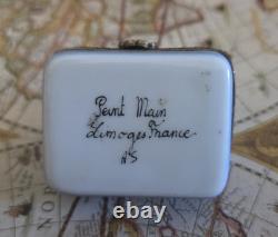 Limoges Vintage Porcelain Trinket Box Tooth Box or Dent de Lait (milk tooth)