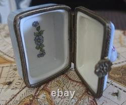 Limoges Vintage Porcelain Trinket Box Tooth Box or Dent de Lait (milk tooth)