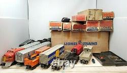 Lionel Vintage Postwar 2281W Santa Fe Freight Set With Original Boxes 2243 A/B