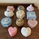 Lot Of Vintage Vanity Dresser Covered Boxes Glass Porcelain Heart Lenox