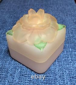 Lot Vintage Vanity Dresser Trinket Boxes Porcelain Hinged Hand Painted Soapstone