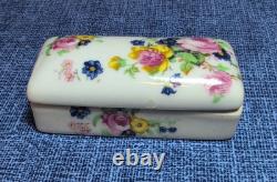 Lot Vintage Vanity Dresser Trinket Boxes Porcelain Hinged Hand Painted Soapstone
