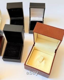 Lot of 14 Vintage Jewelry Watch Box Case Mix Leather Soviet Ukraine France