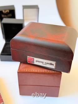 Lot of 14 Vintage Jewelry Watch Box Case Mix Leather Soviet Ukraine France