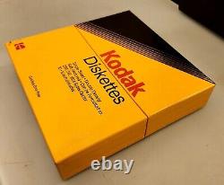 Lot of 7 Vintage Kodak 8 Floppy Diskette Disk with Original Box (1984)