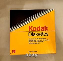 Lot of 7 Vintage Kodak 8 Floppy Diskette Disk with Original Box (1984)